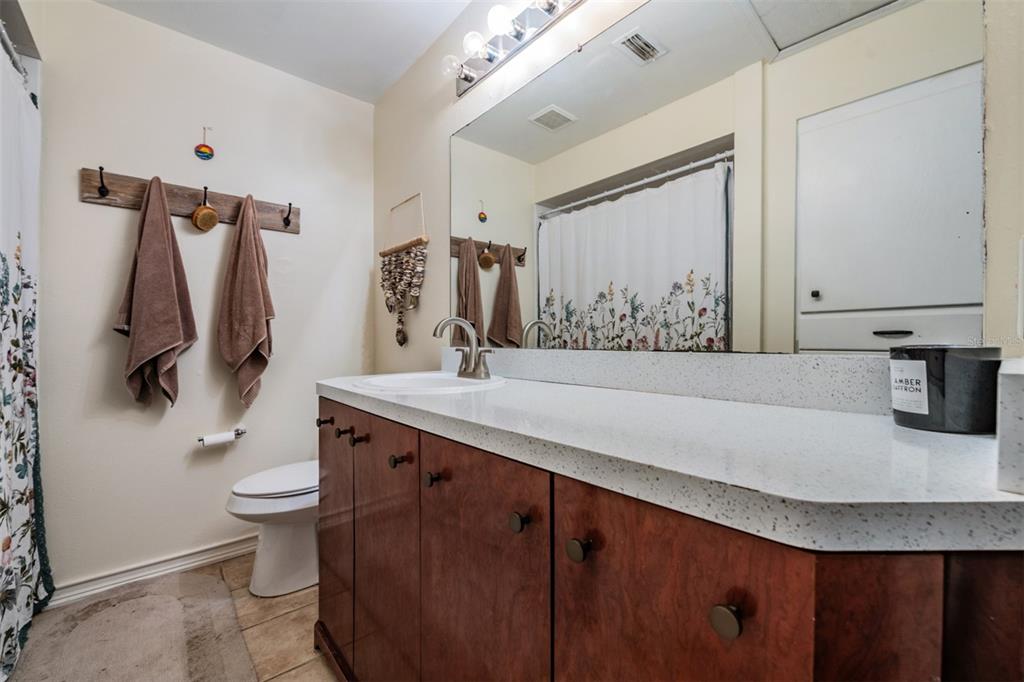 611 St Henry Drive Brandon, FL 33511 - Photo 16 of 34 a bathroom with a sink and a mirror
