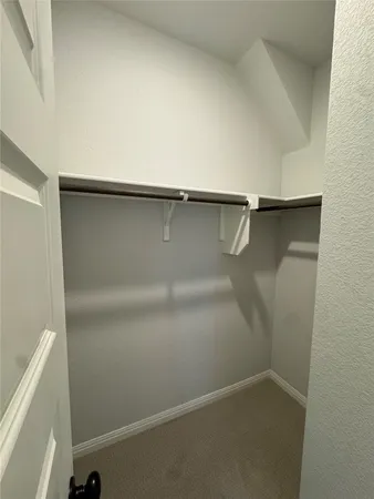 a close view of closet