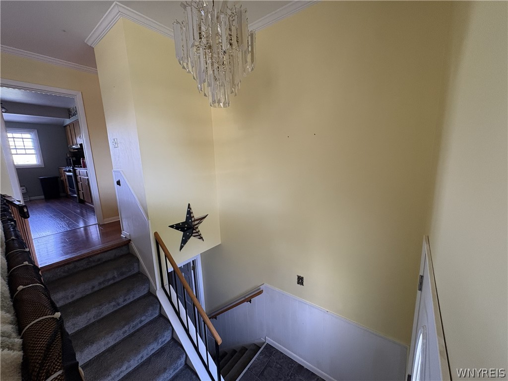 10 Liberty Street Perry, NY 14530 - Photo 18 of 50 View of stairway and into kitchen