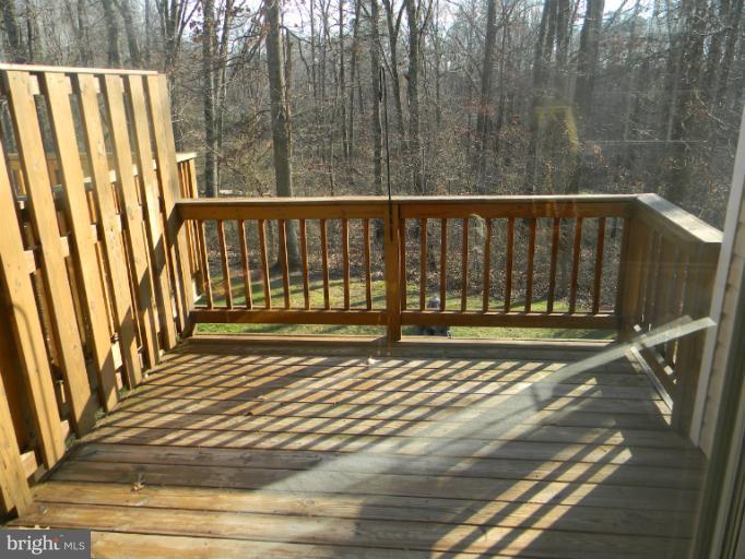 623 Trout Run Court Odenton, MD 21113 - Photo 7 of 30 Deck overlooking woods for added privacy