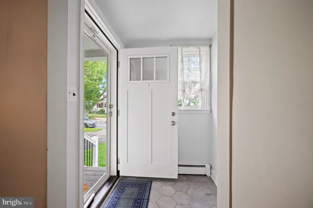 a view of an front door