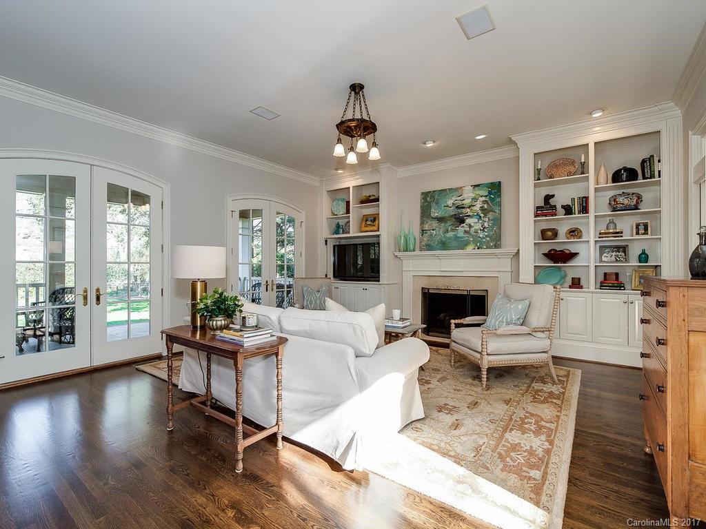 1900 Harris Road Charlotte, NC 28211 - Photo 5 of 24 a living room with furniture large window and wooden floor