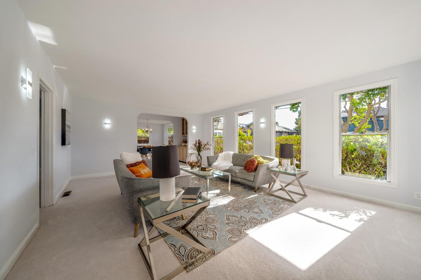 40 Bloomfield Road Burlingame, CA 94010 - Photo 1 of 45 a living room with furniture and a large window
