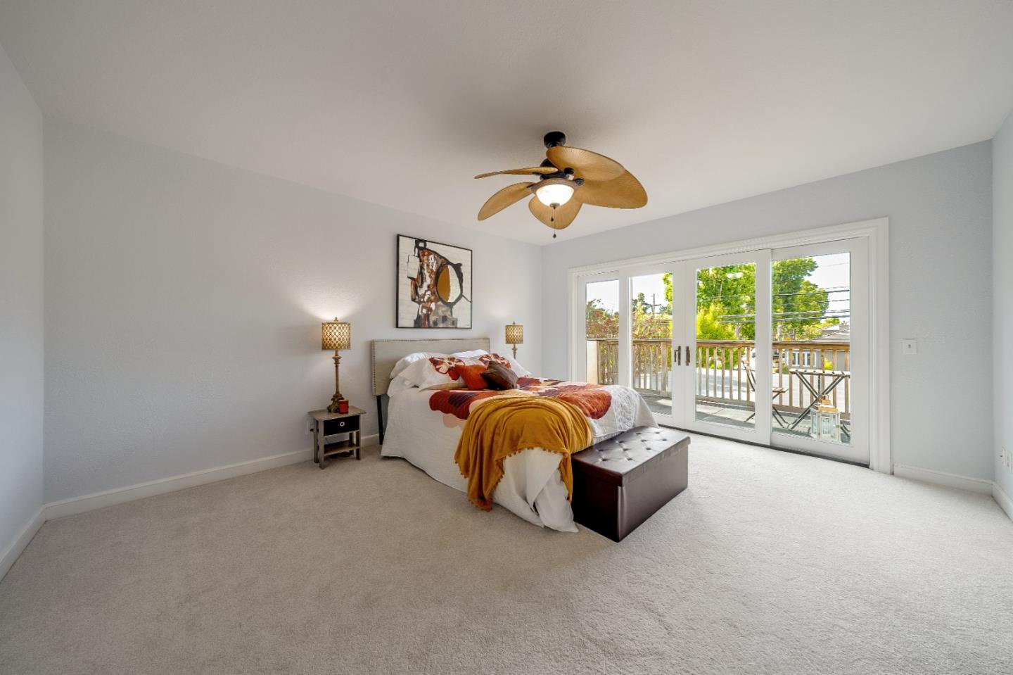 40 Bloomfield Road Burlingame, CA 94010 - Photo 29 of 45 a spacious bedroom with a bed and a large window