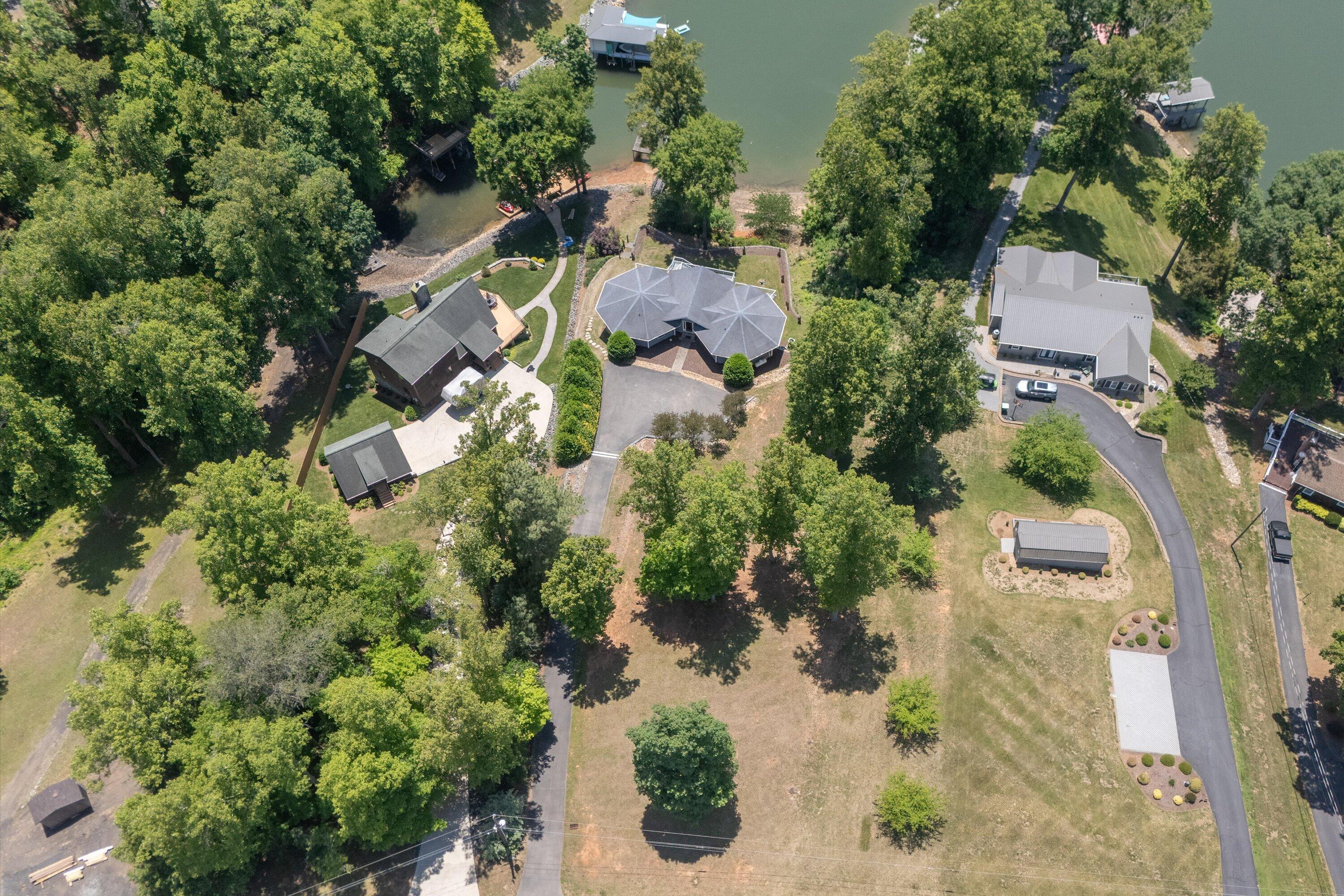207 Winding Way Union Hall, VA 24176 - Photo 56 of 60 an aerial view of residential house with outdoor space