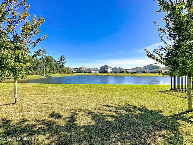 a view of an ocean from a city