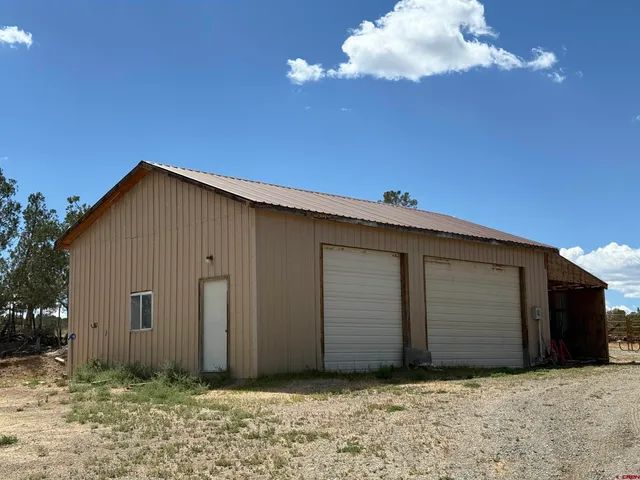 a view of an outdoor space and mountain view
