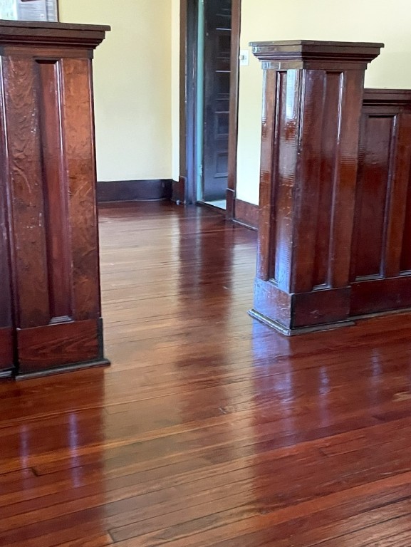 1701 Sylvester Road Houston, TX 77009 - Photo 7 of 19 Gorgeous original millwork in dining room.