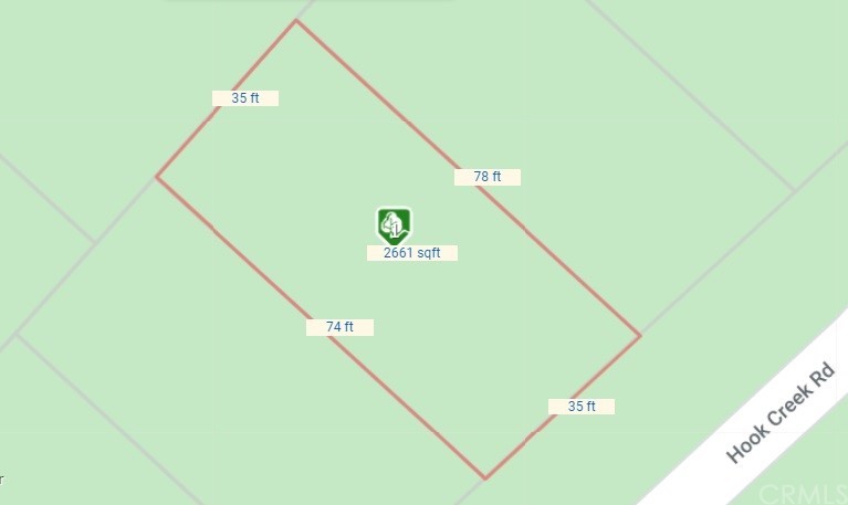 29886 Hook Creek Road Lake Arrowhead, CA 92321 - Photo 11 of 11 Estimated lot dimensions
