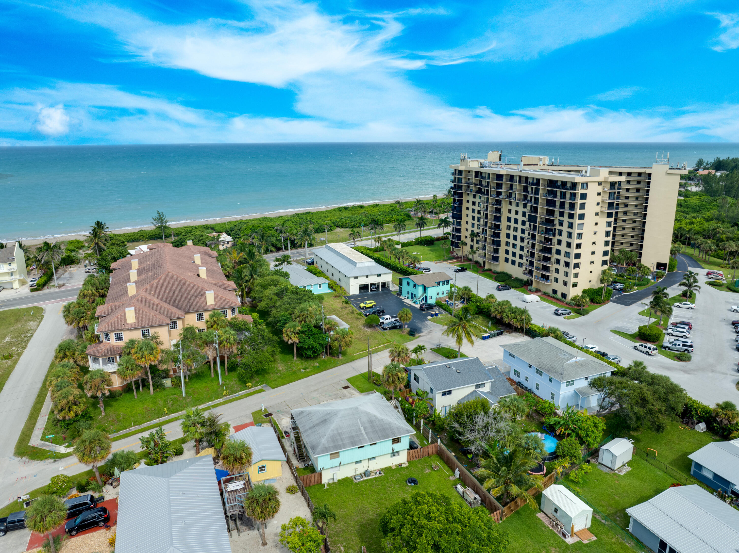 715 South Ocean Drive, Unit G Fort Pierce, FL 34949 - Photo 2 of 24 an aerial view of multiple house