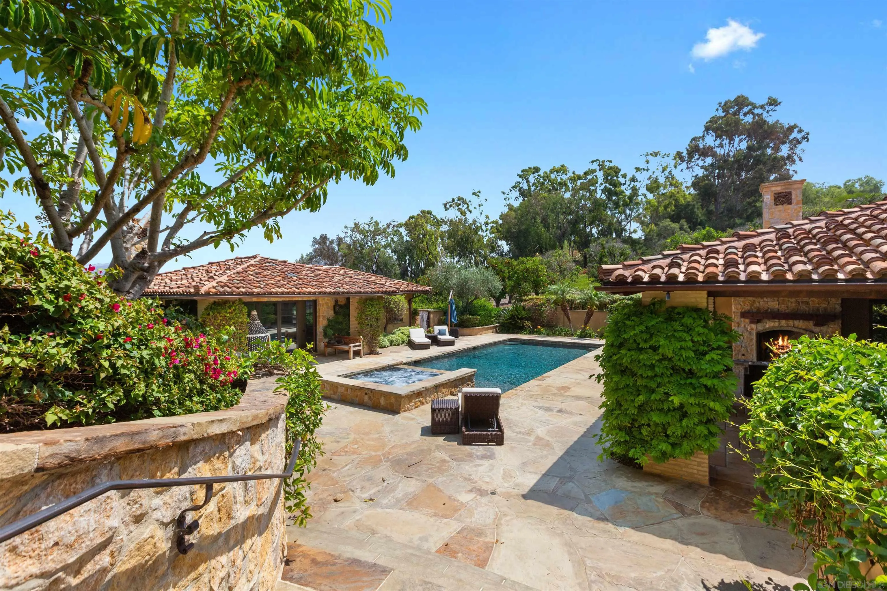 6309 Strada Fragante Rancho Santa Fe, CA 92091 - Photo 32 of 49 a view of a swimming pool with a patio