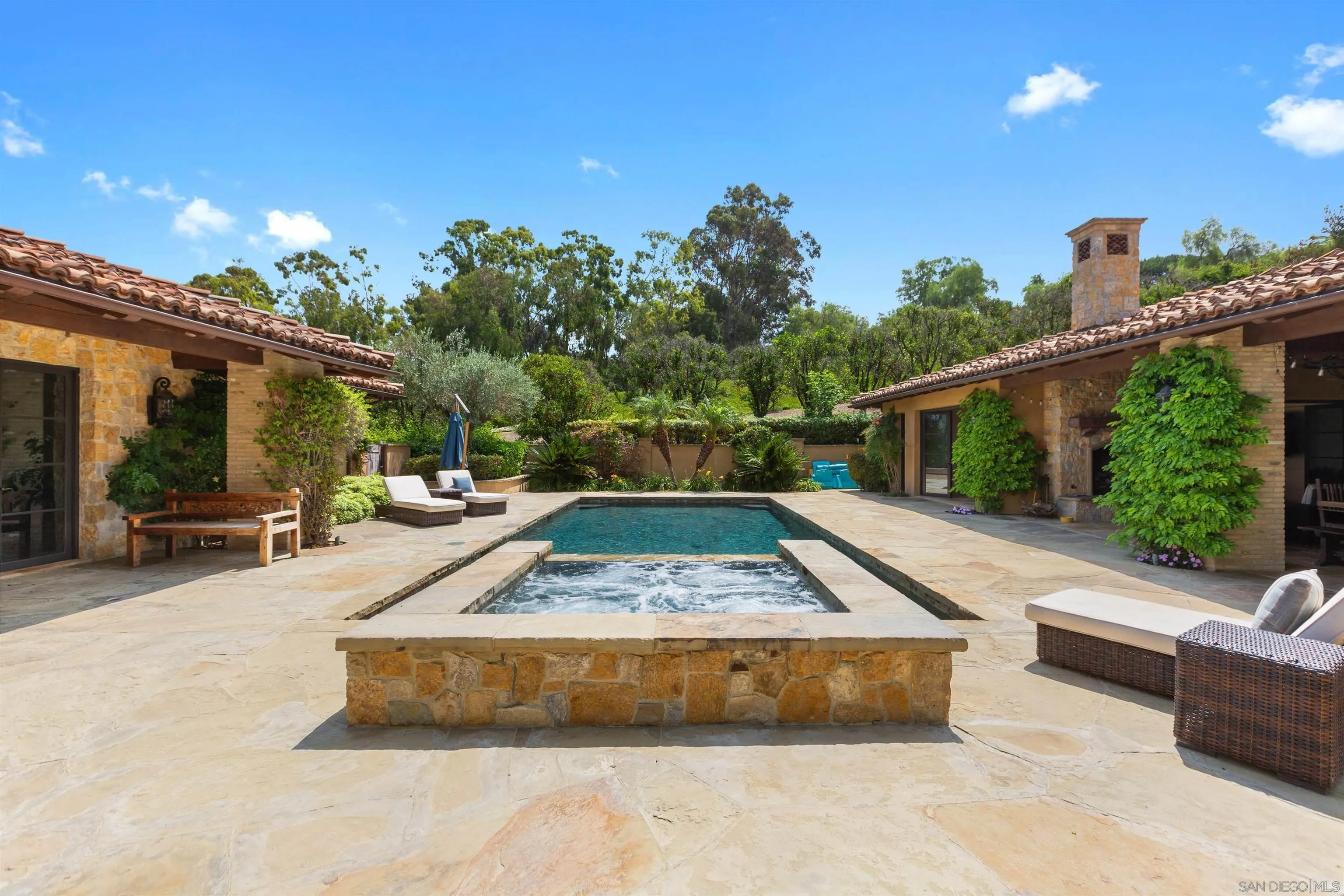 6309 Strada Fragante Rancho Santa Fe, CA 92091 - Photo 33 of 49 a view of outdoor space and swimming pool