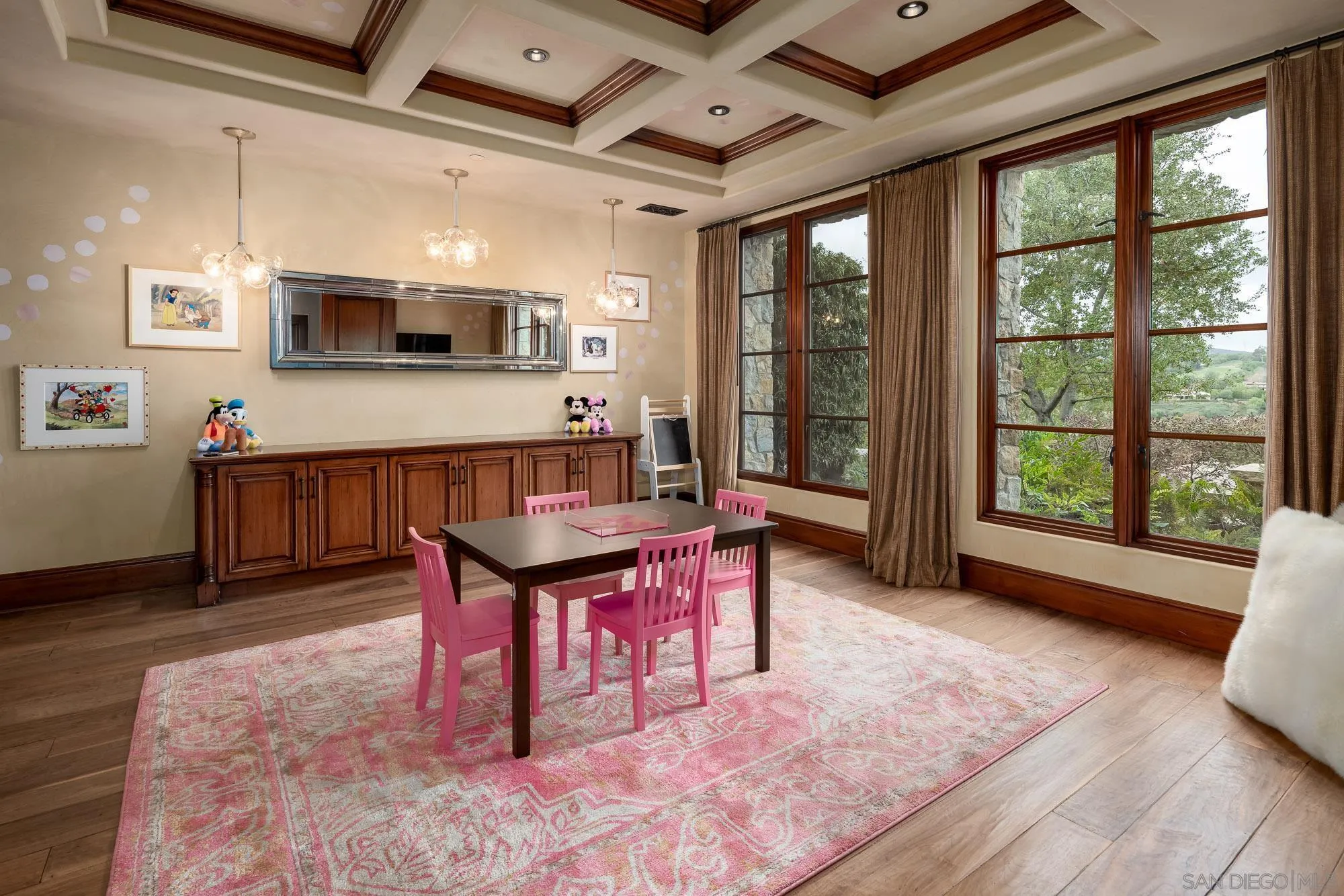 6309 Strada Fragante Rancho Santa Fe, CA 92091 - Photo 7 of 49 a living room with stainless steel appliances granite countertop furniture wooden floor and a large window
