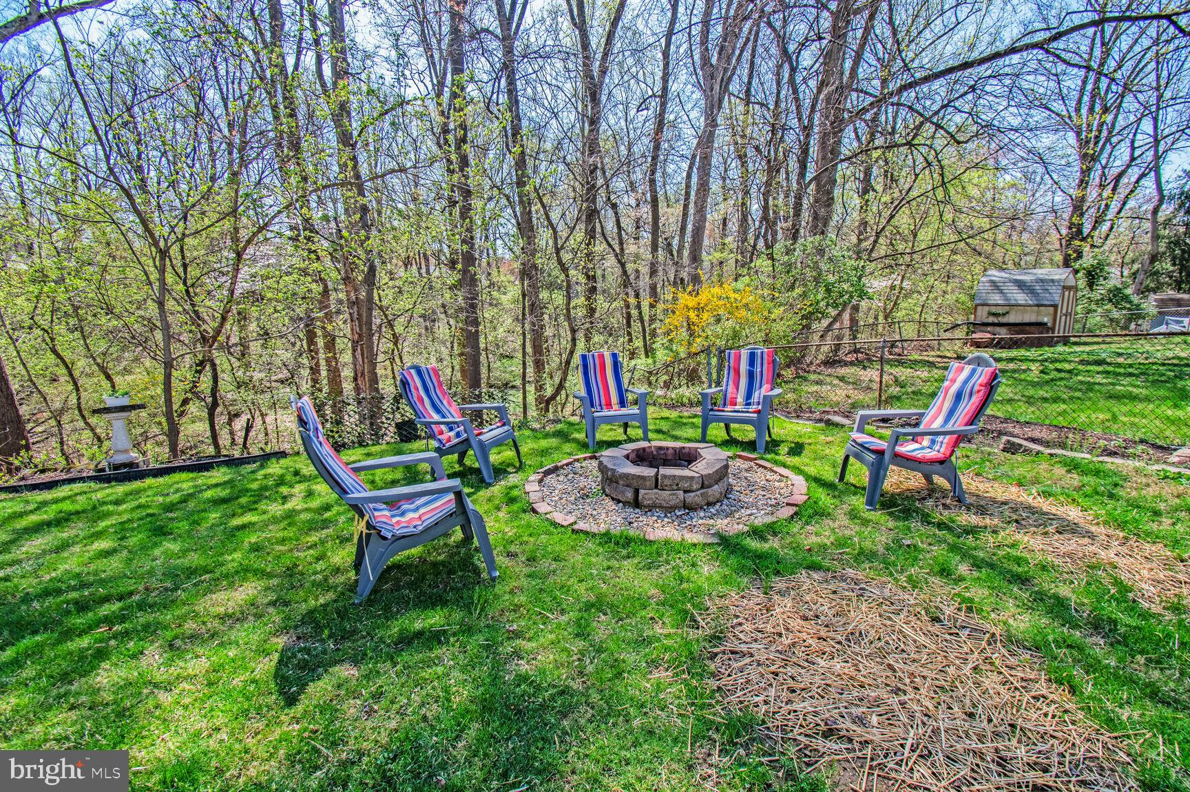 4000 Highview Drive Silver Spring, MD 20906 - Photo 29 of 30 Fire pit with Adirondack chairs