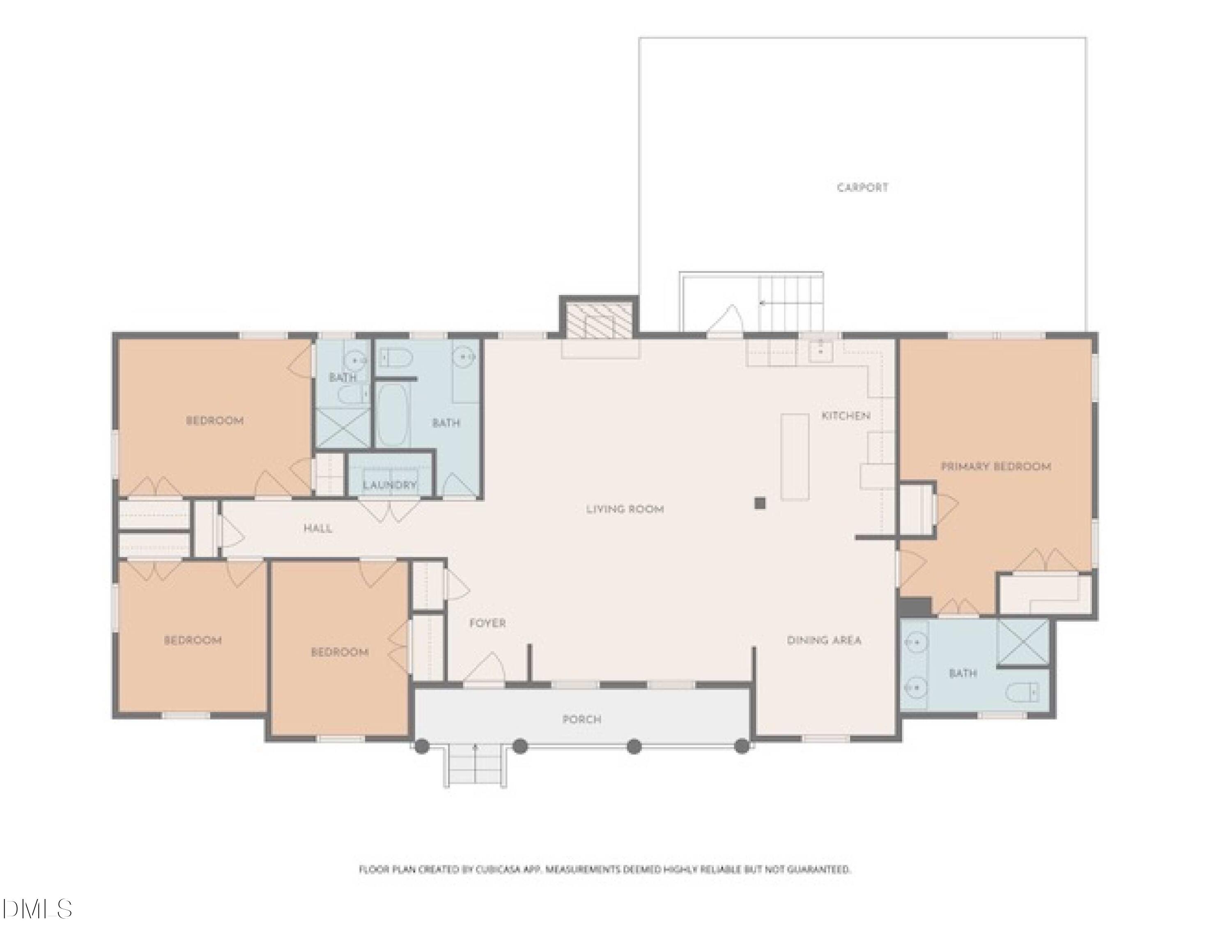 319 Reade Drive Roxboro, NC 27573 - Photo 46 of 46 2D Floor Plan for 319 Reade Drive.jpg