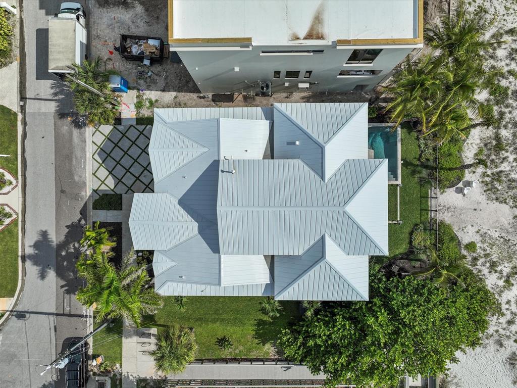 780 Eldorado Avenue Clearwater, FL 33767 - Photo 12 of 98 an aerial view of a house with garden space and street view