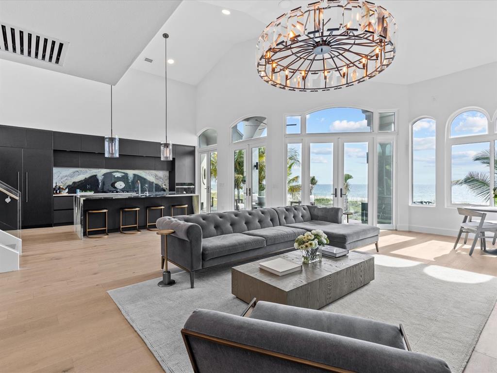 780 Eldorado Avenue Clearwater, FL 33767 - Photo 41 of 98 a living room with furniture kitchen view and a large window