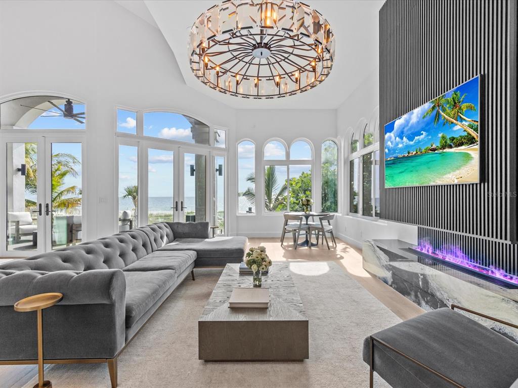 780 Eldorado Avenue Clearwater, FL 33767 - Photo 44 of 98 a living room with furniture and a flat screen tv