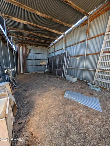 a view of storage and utility room