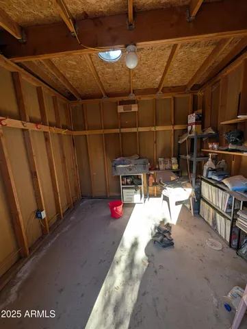 a room with gym equipment