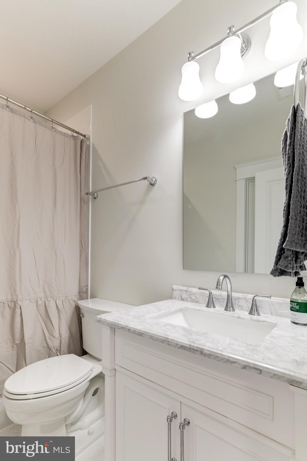 1415 Princess Street Alexandria, VA 22314 - Photo 51 of 63 a bathroom with a sink toilet and shower