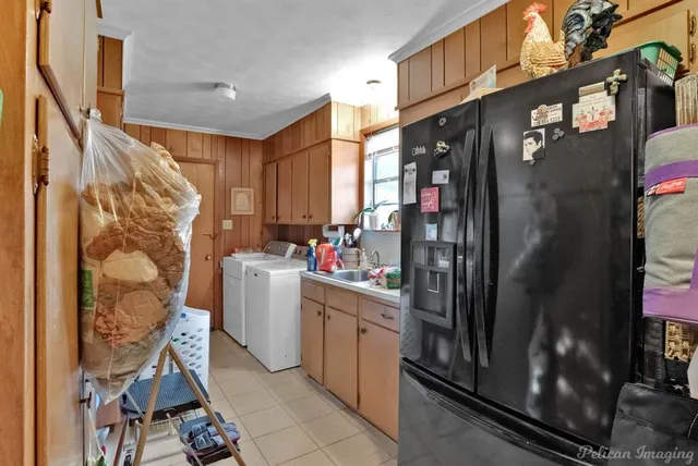 a view of storage and utility room