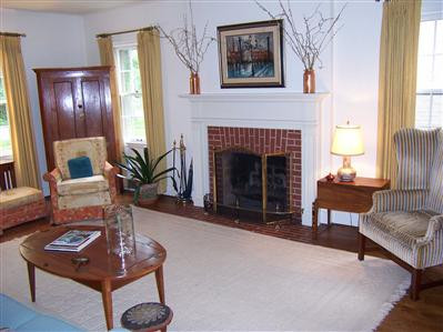 Living Room with Fireplace