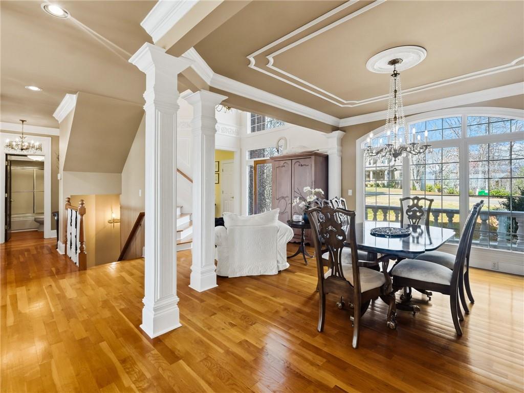 988 Hunters Ridge Jasper, GA 30143 - Photo 17 of 87 a view of a dining room with furniture window and wooden floor