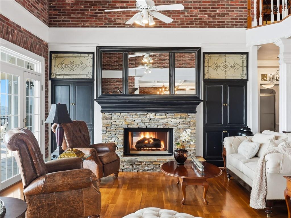 988 Hunters Ridge Jasper, GA 30143 - Photo 77 of 87 a living room with furniture and a fireplace