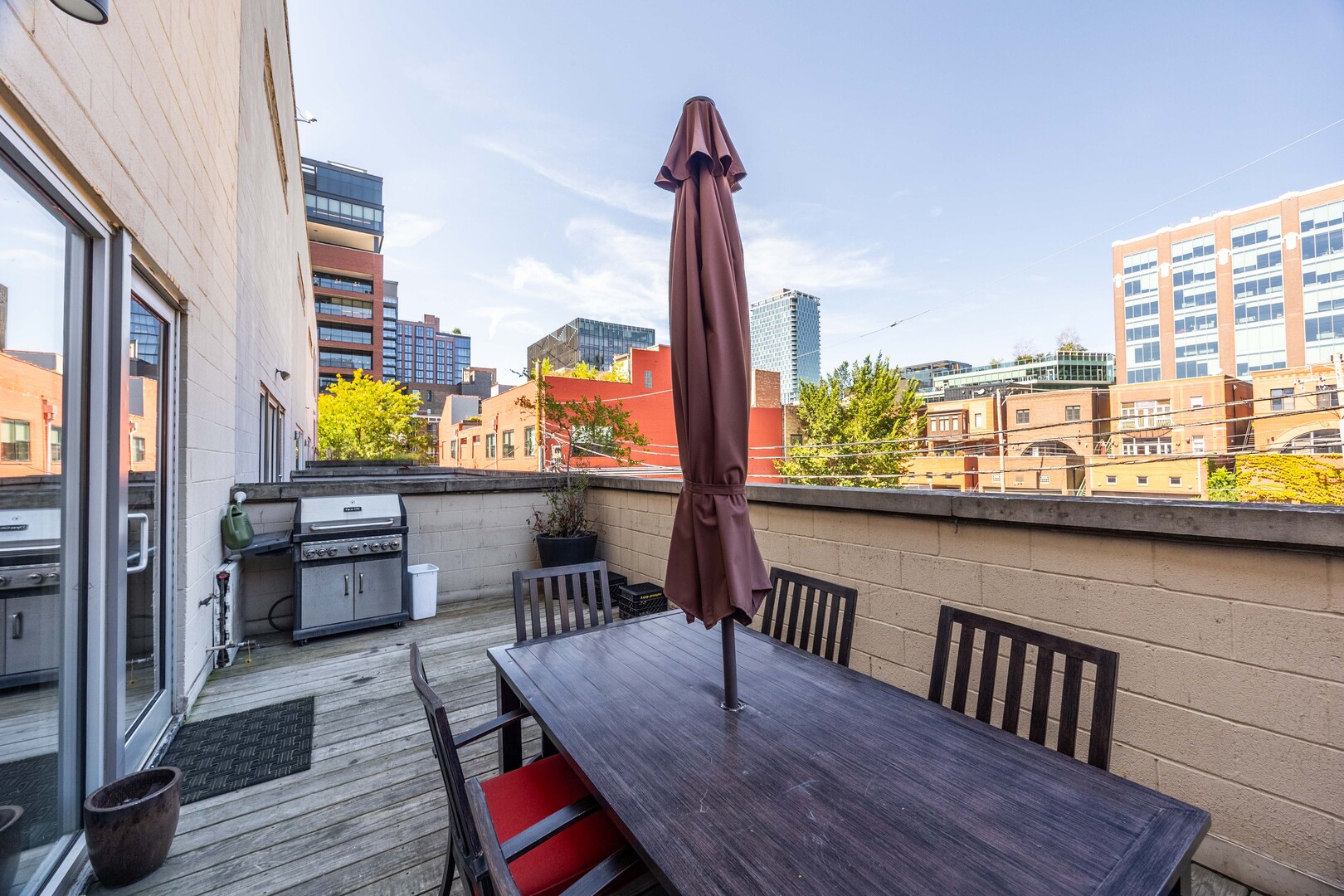 1002 West Lake Street, Unit 2 Chicago, IL 60607 - Photo 13 of 29 a view of a balcony with furniture