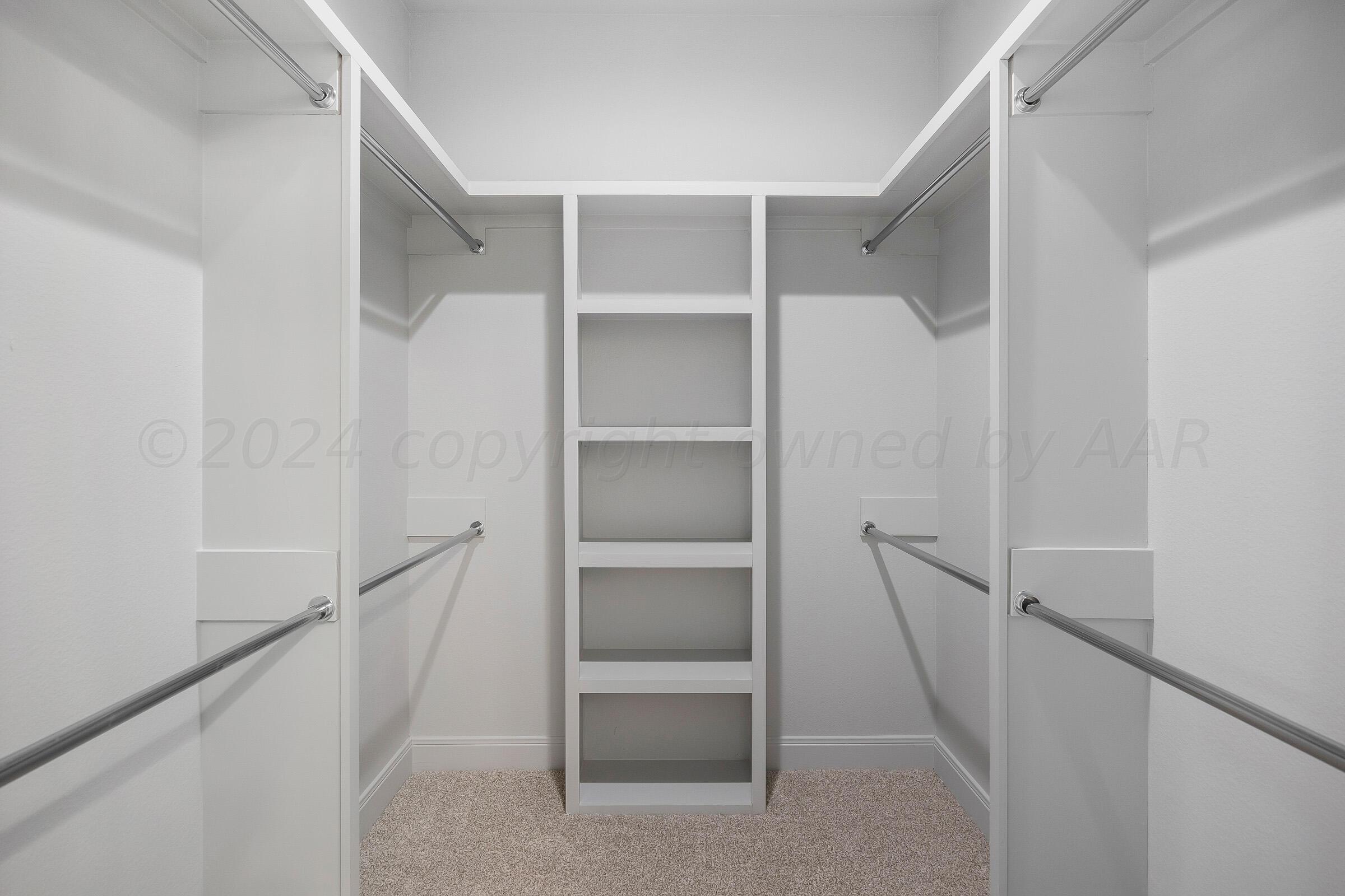 7501 John Thomas Street Amarillo, TX 79119 - Photo 20 of 30 a view of an empty walk in closet