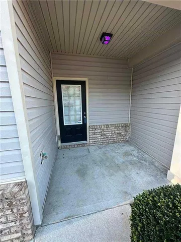 a front view of a house with entryway