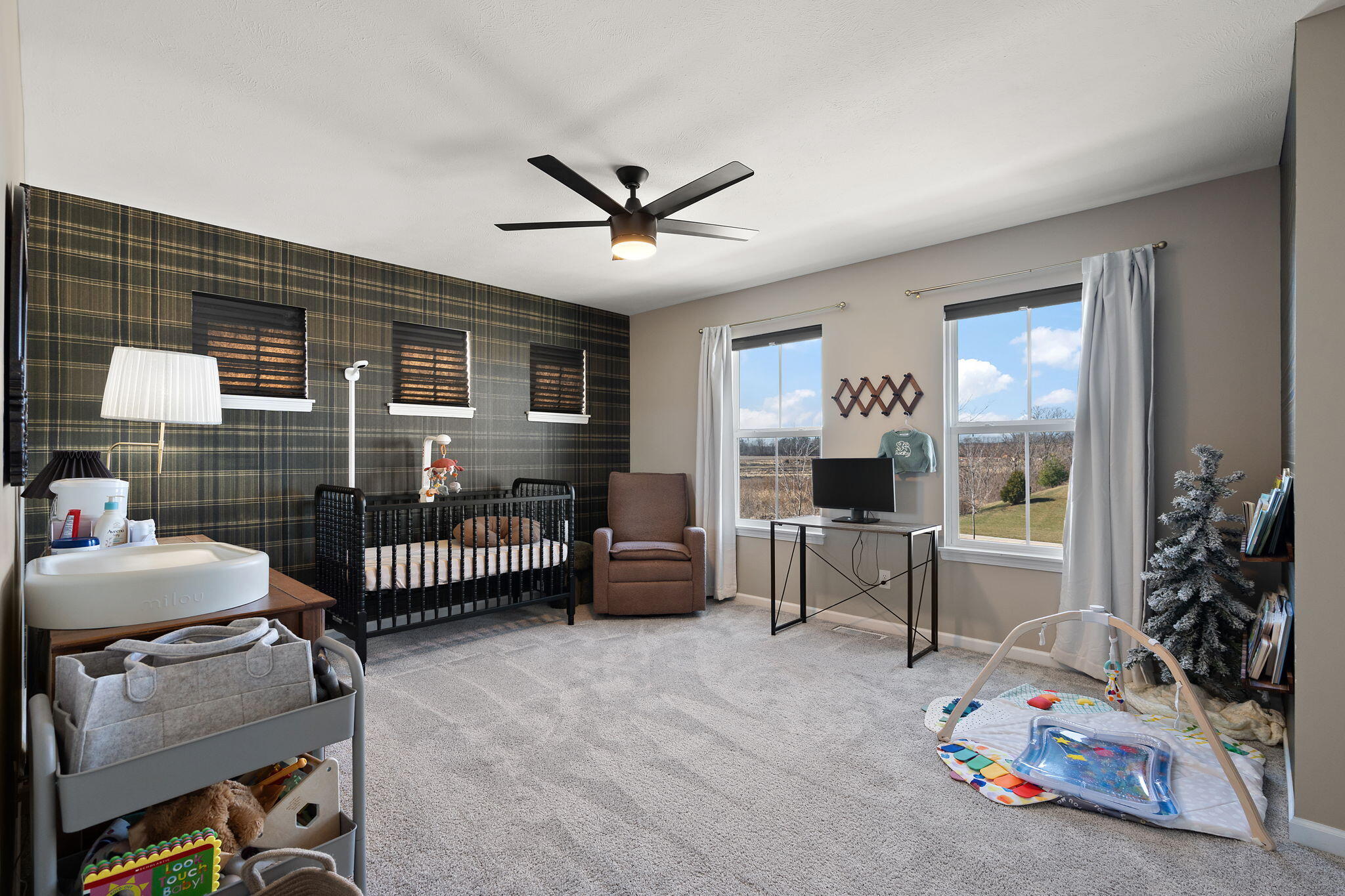 11897 Rhode Island Street Crown Point, IN 46307 - Photo 15 of 21 a bedroom with furniture and a window