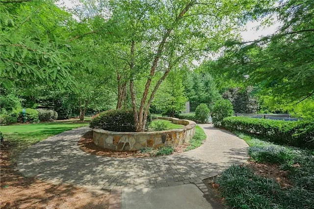 a view of a bird bath
