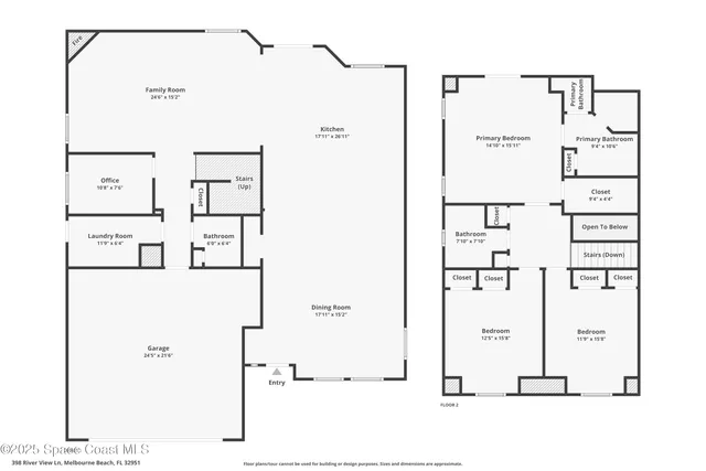 $1,549,000 | 398 Riverview Lane, Melbourne Beach, FL 32951