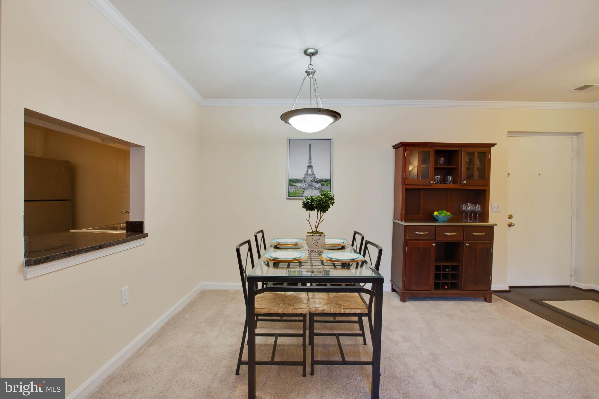 18318 Streamside Drive, Unit 203 Gaithersburg, MD 20879 - Photo 5 of 25 Dining room with pass through to kitchen