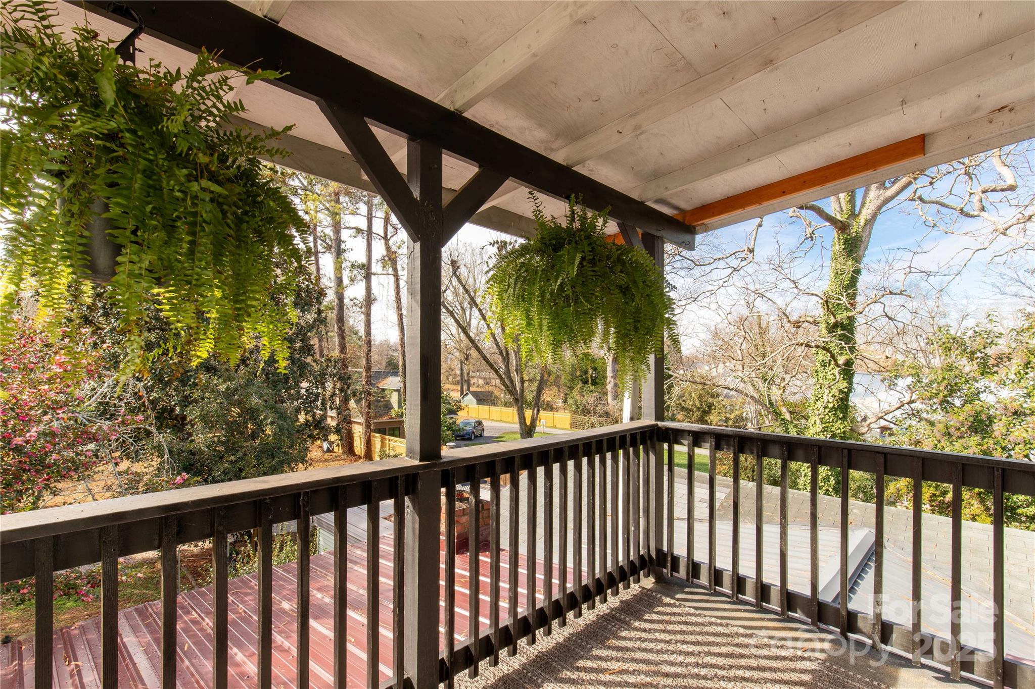 226 Liberty Street East York, SC 29745 - Photo 42 of 48 a view of balcony with wooden floor