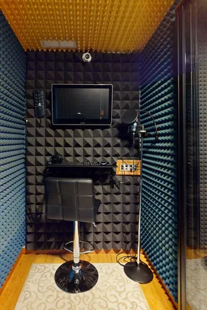 a view of a park with bench and trees