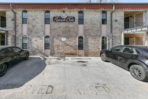 a car parked in front of building