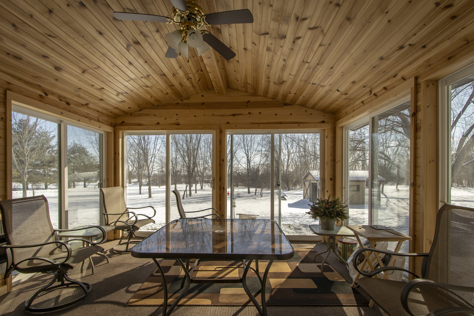 6546 Cherry Valley Road Kingston, IL 60145 - Photo 12 of 51 a room with furniture and a chandelier