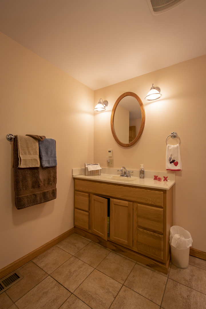 6546 Cherry Valley Road Kingston, IL 60145 - Photo 27 of 51 a bathroom with a sink and a mirror