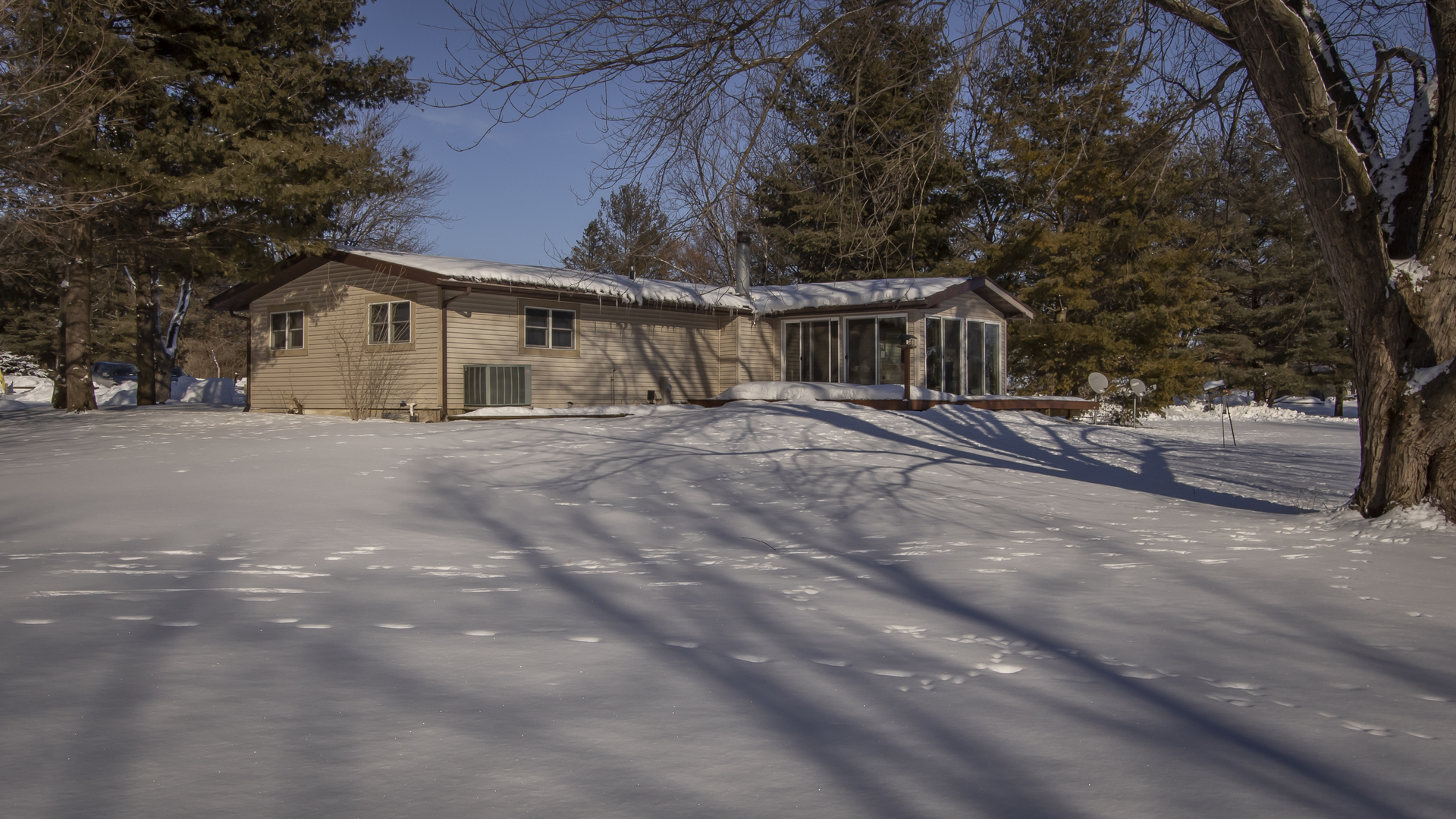 6546 Cherry Valley Road Kingston, IL 60145 - Photo 47 of 51 a view of a house with a yard