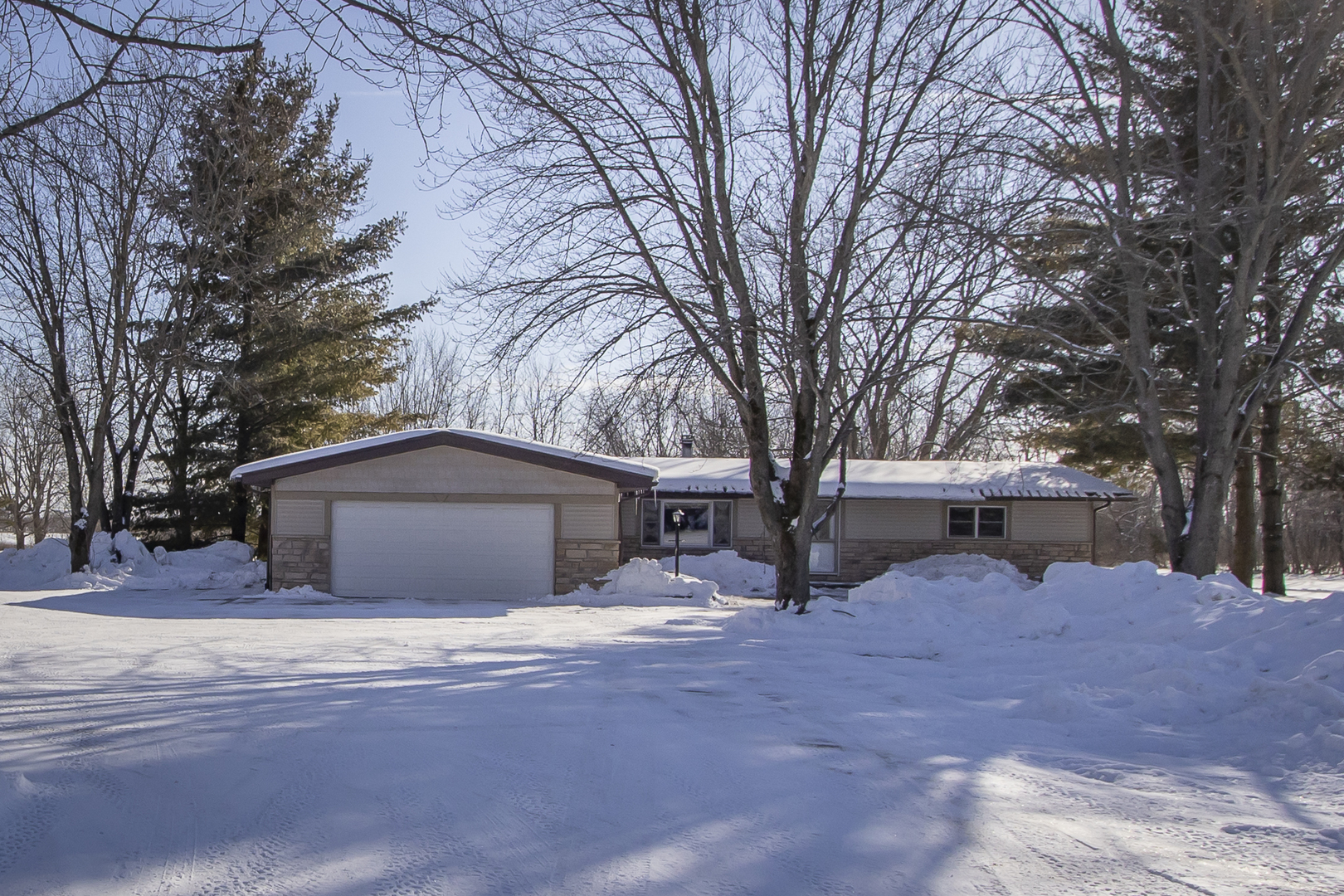 6546 Cherry Valley Road Kingston, IL 60145 - Photo 50 of 51 a view of a house with a yard