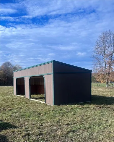 a house view with a space