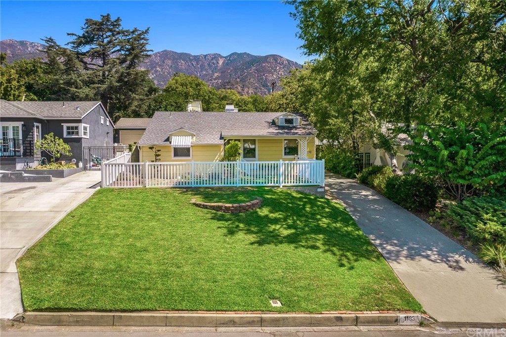 1183 Menlo Drive Altadena, CA 91001 - Photo 34 of 34 a front view of a house with a yard