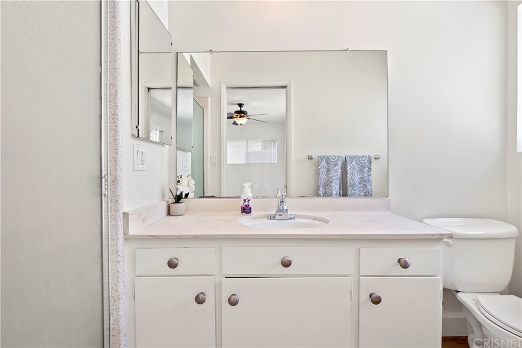 3653 El Caminito La Crescenta, CA 91214 - Photo 42 of 75 a bathroom with a sink and a mirror