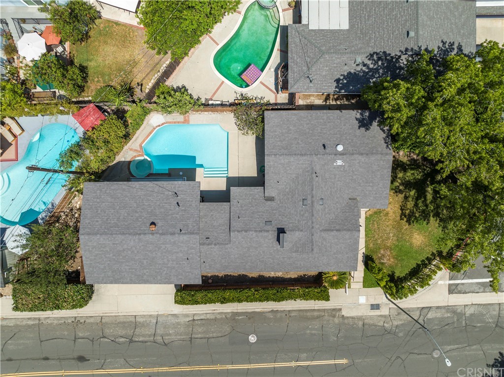 3653 El Caminito La Crescenta, CA 91214 - Photo 5 of 75 an aerial view of a house with a yard and a large parking space