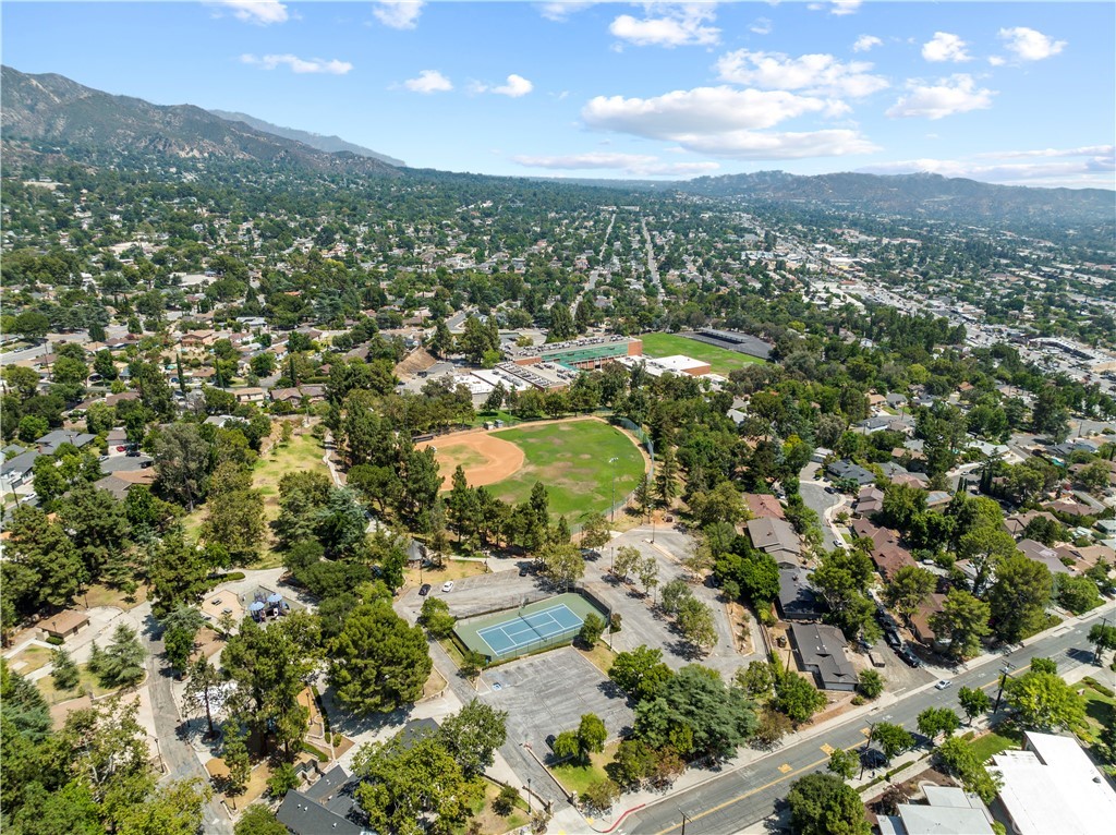 3653 El Caminito La Crescenta, CA 91214 - Photo 72 of 75 an aerial view of residential houses with outdoor space and trees
