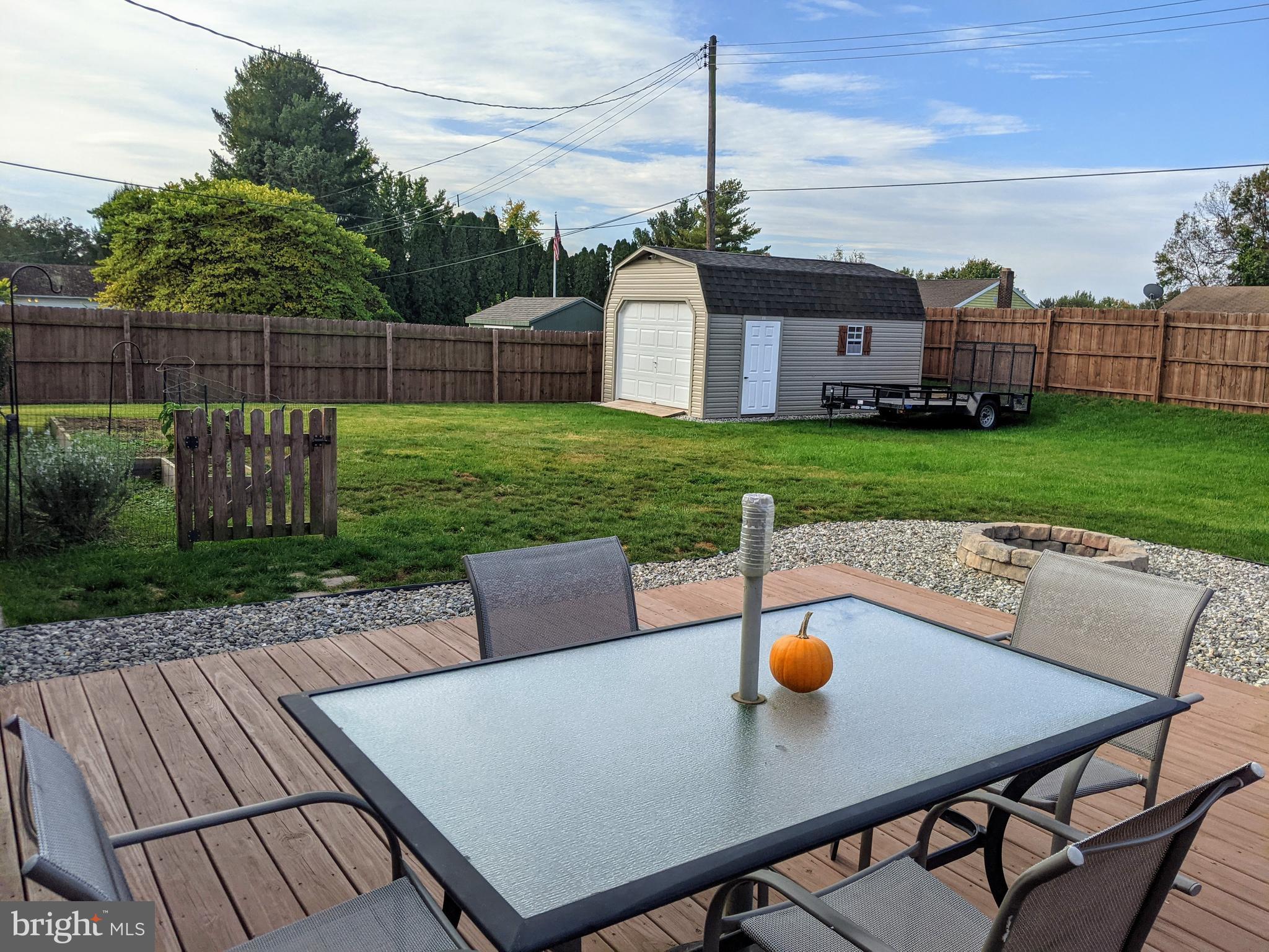 2455 Dunbar Road York, PA 17408 - Photo 21 of 27 Large private fenced yard and with decking