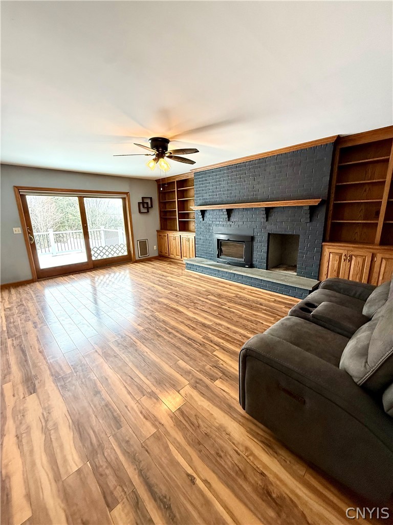7413 Sanger Hill Road Sangerfield, NY 13480 - Photo 12 of 38 Fireplace Living Room